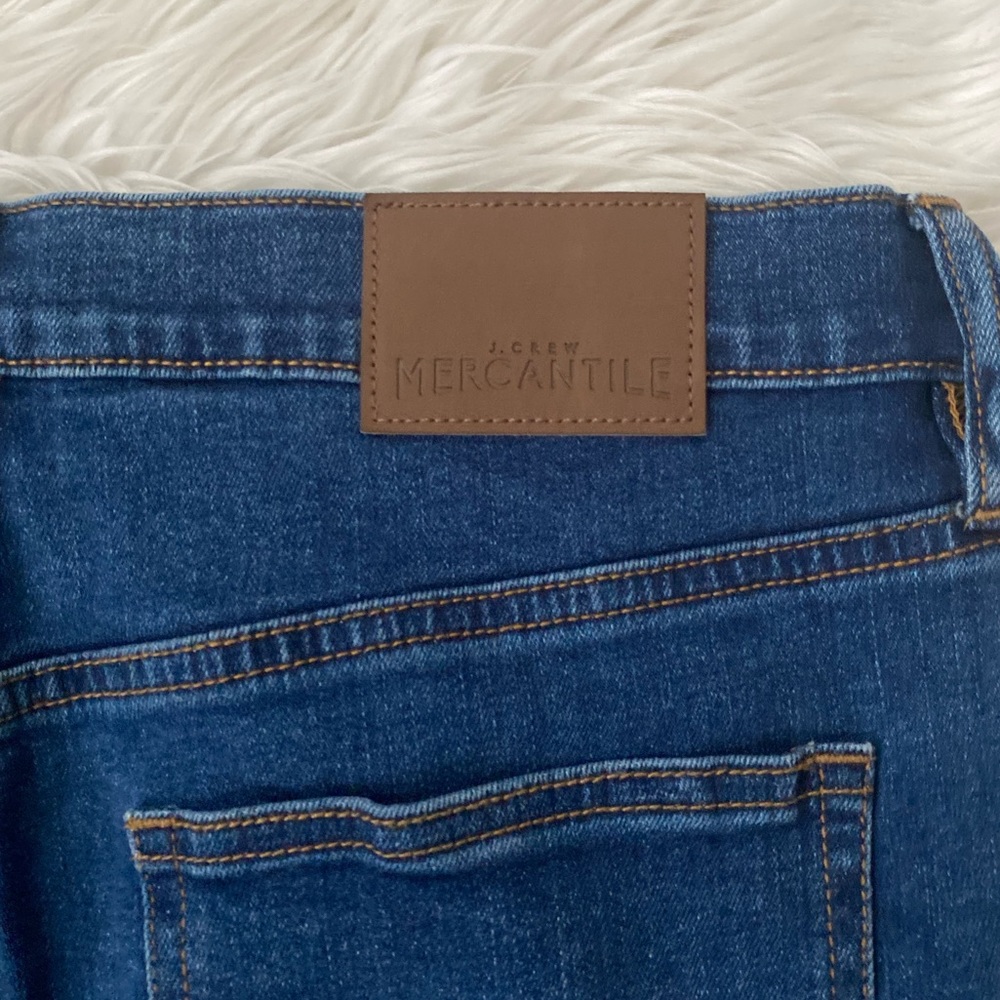 {J. Crew Mercantile} Floral Embroidered Denim Skirt - Women's 6 - Picture 9 of 9